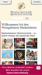 Mobile Screenshot of markelsheimer-wein.de